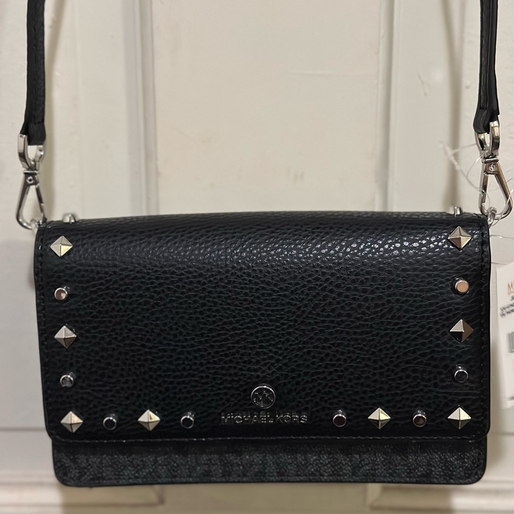 Michael kors crossbody with studs